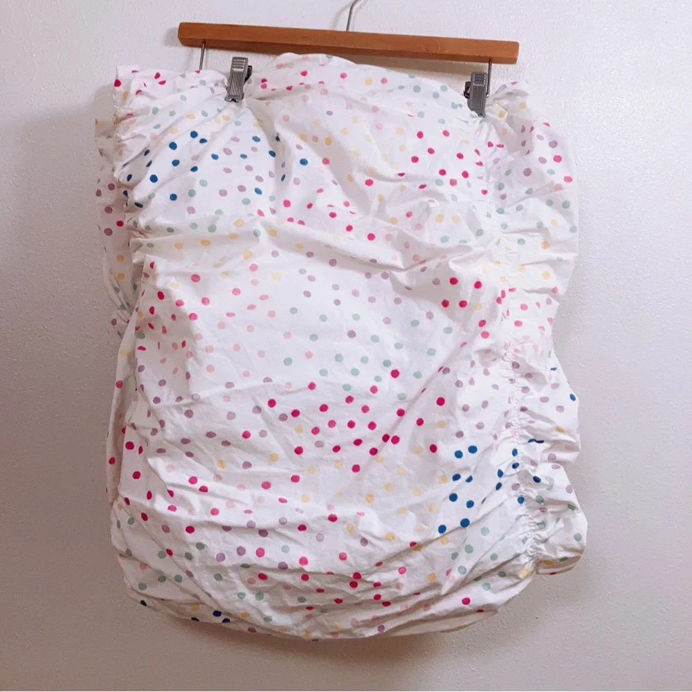 New No Packaging Pottery Barn Kids Organic Cotton Nadia Dot Duvet Cover Twin